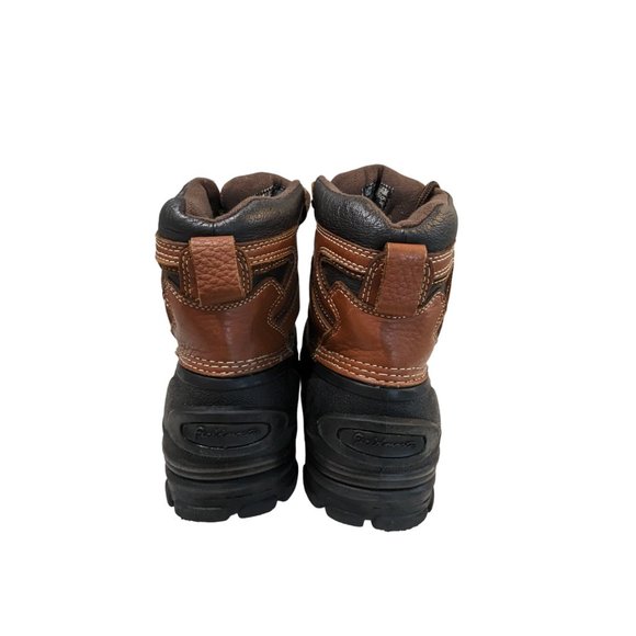 Men\'s Fieldmaster Thinsulate Brown Leather & Rubber Hiking Hunting Boots Size 9M main image 5